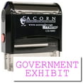 thumbnail image 1 of Large Self-Inking Government Exhibit Stamp with Yellow Ink, 1 of 4