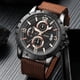 thumbnail image 4 of Juego de 4 relojes para hombre, reloj de cuarzo falso de tres esferas y pulsera tejida con cuentas a juego, 4 of 6