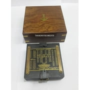 Thor Instruments Kelvin & Hughes London 1917 Brunton Compass with Anchor Wooden Box gift