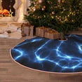 thumbnail image 5 of Sikiie Blue Lightning Nativity Christmas Tree Skirt, Jesus Christian Winter Holiday Tree Mat Decoration(30-48IN)36", 5 of 6