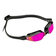 Michael Phelps XCEED Pink Titanium Mirrored Lens Swim Goggles, Black, 197480