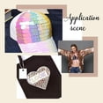 thumbnail image 5 of 1 box 120g 6 styles Loose Sequins 25mm 29mm Large Sequins with Hole PVC Laser Round Paillettes Colorful Sequins Craft Paillettes Loose Sequins for Jewelry Making DIY Sewing Crafts, 5 of 5