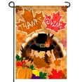 thumbnail image 2 of (2 pack) ANLEY Garden Flag Happy Thanksgiving Day - Decorative Harvest Festival Garden Flags - Double Sided & Weather Resistant & Double Stitched - 18 X 12.5 Inches, 2 of 8
