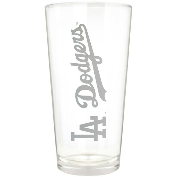 Los Angeles Dodgers Etched 16oz. Vertical Rally Cry Pint Glass