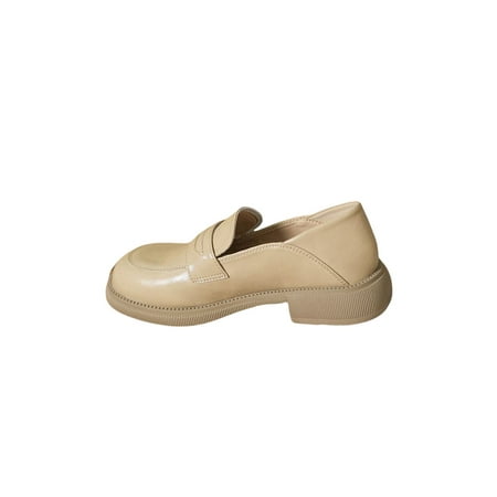 

Eloshman Women Loafers Comfort Casual Shoe Classic Flats Outdoor Breathable Slip On Walking Shoes Round Toe Moccasins Khaki 5