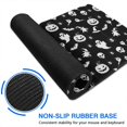 thumbnail image 6 of Long Mouse Pads for Desk,Black Halloween Ghost Pumpkin Pattern Desk Mats on Top Of Desks, Desk Mouse Pad Extra Large with 3mm Non-Slip Base and Stitched Edge for Gaming,Office,Work,Home 35.4"x15.7", 6 of 6