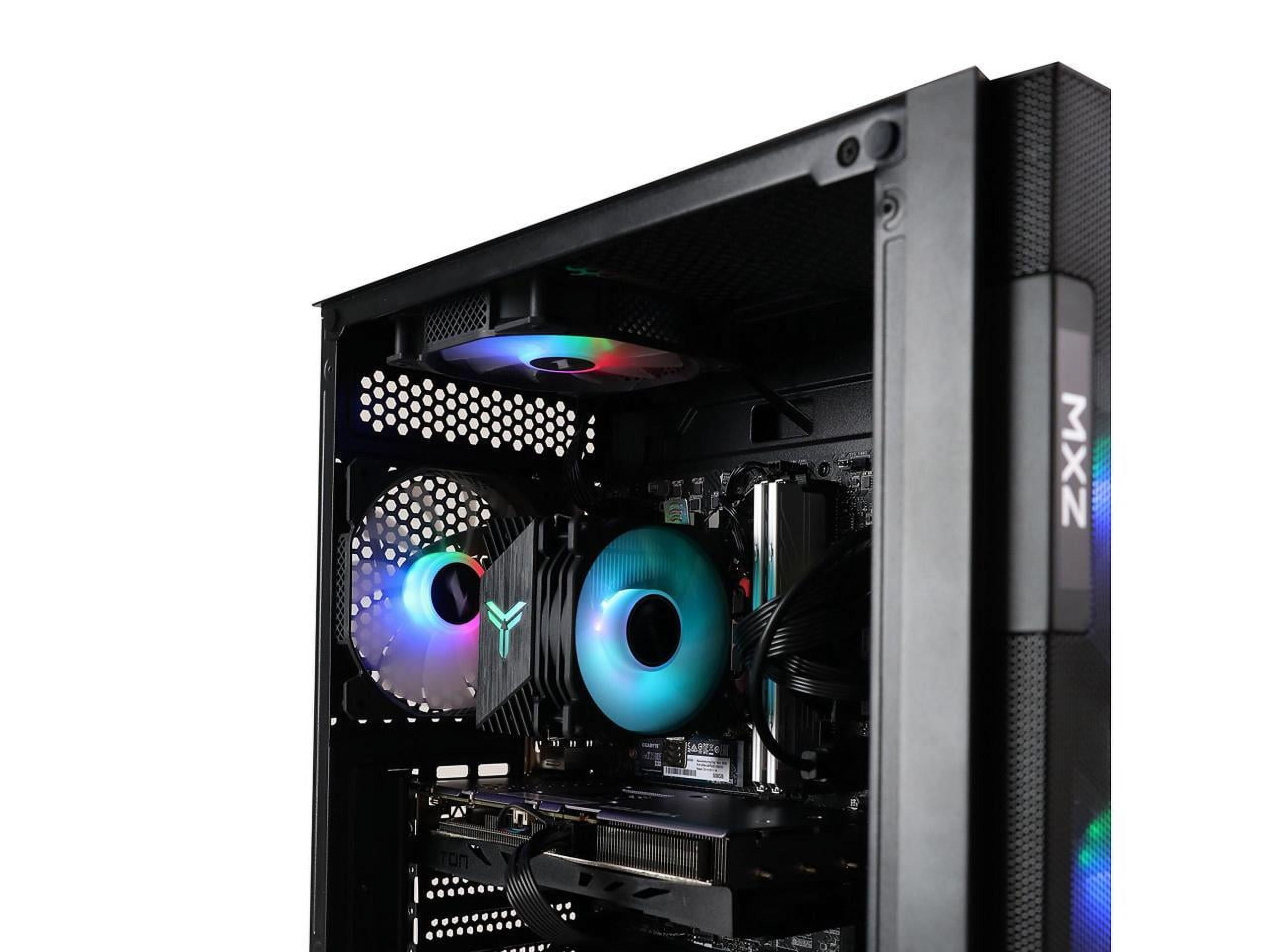 MXZ Prebuilt Gaming Desktop PC, Intel I5 12400F, RTX2060S, 500GB