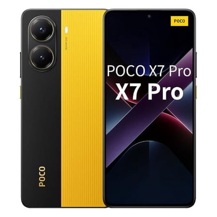 Xiaomi Poco X7 PRO 5G 256GB ROM 12GB RAM Dual SIM GSM Unlocked - Yellow