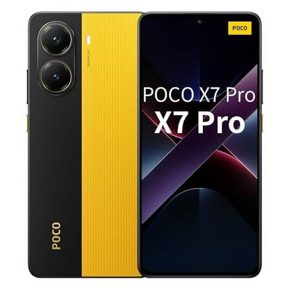 Xiaomi Poco X7 PRO 5G 256GB ROM 12GB RAM Dual SIM GSM Unlocked - Yellow