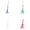 Red 1PCS & Blue 1PCS & Green 1PCS & Pink 1PCS, variant on YWIYIUD 1PC Rakes with Hardwood Handle, Plastic Rake for Leaves, 27inch Garden Tool Set for Cleaning Activities, Wood Handle Rake Farming Home Garden Tool Accessories for Shrub Flower Beds Yard