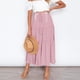 thumbnail image 2 of Falda larga boho elástica de cintura alta para mujer: con volantes, corte en A, cordón, poliéster, para todas las estaciones, tallas S-XL., 2 of 8