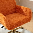 thumbnail image 6 of Jopath Home Office Chair Computer Chair,Modern Upholstered Tufted Swivel Office Chair Adjustable Desk Chair with Wheels,Orange, 6 of 7