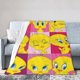thumbnail image 1 of Mantas de felpa Tweety Bird Throw Blankets para viajes Dormitorio Sala de estar Sofá Oficina, 1 of 8