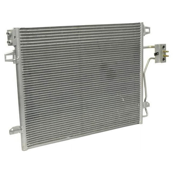 A/C Condenser - Compatible with 2008 - 2016 Chrysler Town & Country 2009 2010 2011 2012 2013 2014 2015