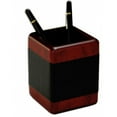 thumbnail image 1 of Wood & Leather Pencil Cup, 1 of 1