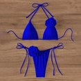 thumbnail image 5 of Glisme Blue Bikini Sets For Women Flower Swimsuit Bikini Suit Fashion Swimwear Swimwear For Family Vacation, 5 of 5
