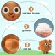 thumbnail image 3 of Juegos de peluche para perros, 7 pulgadas, juguete de peluche para mascotas, anime, peluches, almohada suave para niños y fanáticos de los juegos (perro marrón) JM, 3 of 5