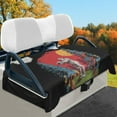 thumbnail image 2 of Yuyamidu Funny Gorilla Golf Cart Seat Covers 2 Passenger, Golf Sports Golf Cart Seat Towel Blanket, Flannel Club Car Golf Cart Accessories Decor, 2 of 6