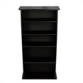 thumbnail image 3 of Atlantic Drawbridge - Media storage - MDF, wood composite - flat black DVD, CD, Blu-ray Disc - floor-standing, 3 of 7