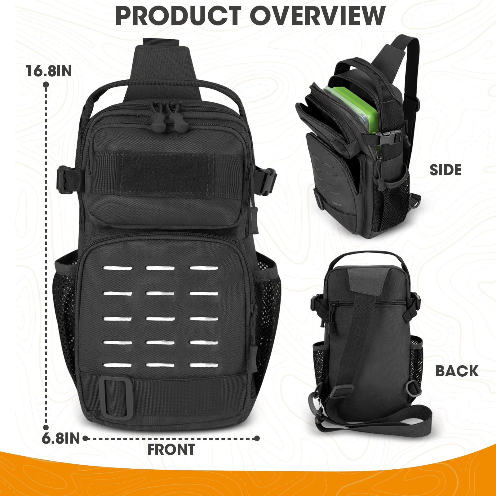 THKFISH 85Pcs Fishing Tool Kit, Fishing Backpack with Tackle Boxes Included, Fishing Tackle Kit Include Fishing Bait Lure Gear Kit, Fishing Pliers, Fish Hook Remover, Lip Gripper