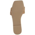 thumbnail image 6 of Journee Womens Sawyerr Dual Braided Band Flat Sandals, Widths Available, 6 of 9