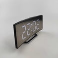 thumbnail image 5 of Creative curved LED clock student alarm clock creative electronic clock, 5 of 5