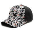 thumbnail image 2 of Leopard Print Baseball Cap Adjustable Size – Stylish Spliced Design Trucker Hat, Dad Hat with Full Print Front & Brim, Breathable Cotton Blend Snapback for Sports, Travel & Daily Wear, 2 of 3