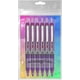 thumbnail image 2 of Precise V5 RT Retractable Rolling Ball Pens, Extra Fine Point (.5mm), Purple Ink, 6pk; Premium Comfort Grip, Bundle with Plastic Reusable Pouch, 2 of 5