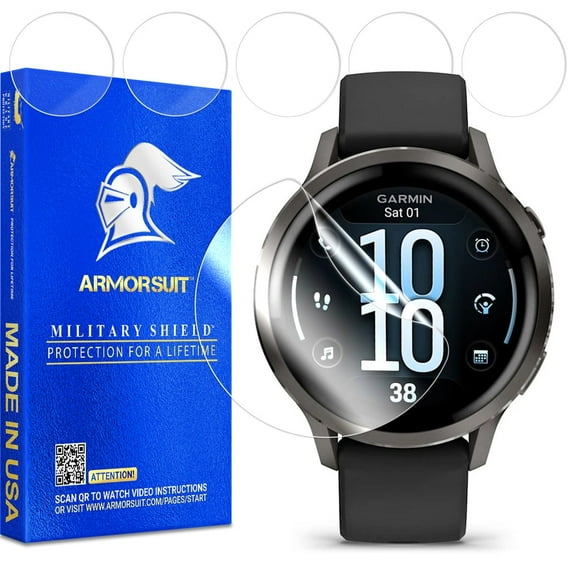 ArmorSuit 6 Pack for Garmin Venu 4 (41mm) Screen Protector MilitaryShield HD Clear Film - Made in USA
