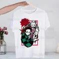 thumbnail image 1 of Camiseta Tanjirou Humor para mujer camiseta de regalo ropa de calle de Humor camiseta Kamado novedad divertida camiseta Vintage con cuello redondo para hombre, 1 of 5