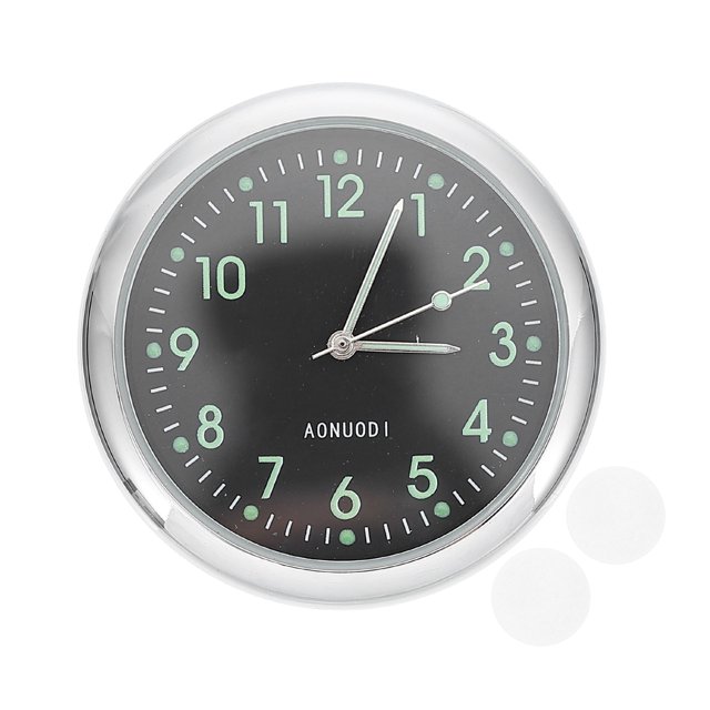 Stick On Clock Decorative Car Clock Metal Car Clock Digital Car Clock for Decor