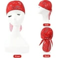 thumbnail image 6 of WuPing 4 Pack Doo Rag Skull Cap, Skull Caps for Men, Breathable Quick-Dry Sport Skull Caps Sport Hat, 6 of 9