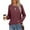 Red, variant on Ukumplol Tshirts for Women Tops Womens Tops Trendy Women's Long Sleeve Tops Crewneck Basic Lightweight Fall Shirt with Thumb Holes Women's Tshirts A L