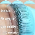 thumbnail image 2 of almohadillas para levantar pestañas DIY, varillas para permanente de ojos, levantamiento de pestañas en casa, 10 almohadillas azul cielo, 5 tamaños, protectores de silicona suave reutilizables, 2 of 5
