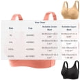 thumbnail image 2 of Bosfbaoi Nude Lace Plus Size Support Bra, Wireless Full-Coverage Bralette with Wide Adjustable Straps, Comfort Side Shaper Lingerie for Large Bust, 2 of 8