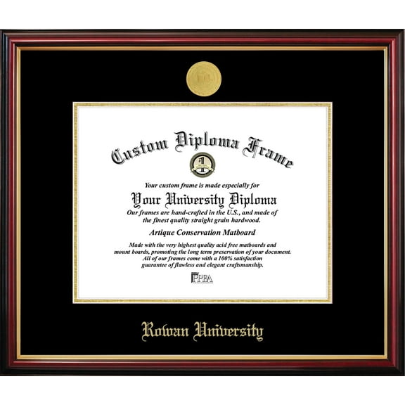 Rowan University Petite Diploma Frame