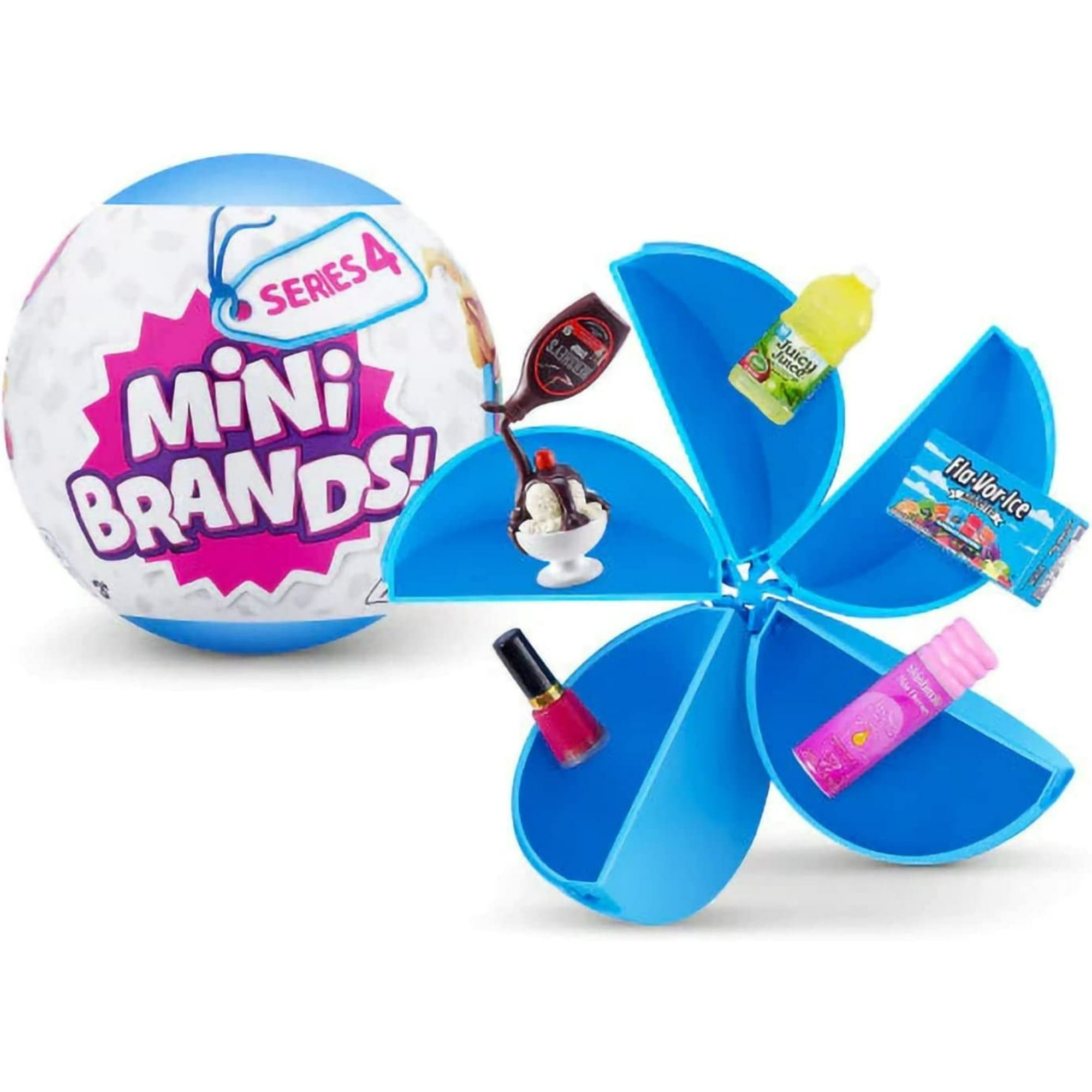 5 Mini Brands Mystery Cápsula Azul Mini Marcas Juguetes Coleccionables