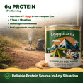 thumbnail image 3 of Eggylicious 10 Year Shelf Life Scrambled Egg Powder – 2 lb Dehydrated Powdered Eggs for Emergency Food Supply, Camping & Breakfast | Instant Eggs for High Protein Meals, 3 of 5