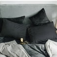 thumbnail image 5 of NT Bay Charcoal Gray Velvet Pillowcases, (2 Count), 5 of 5