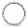 thumbnail image 3 of Acier Inoxydable Incrustation d'Argent 8mm Poli Bande Taille 10,5 Bijoux Cadeaux pour les Femmes, 3 of 4