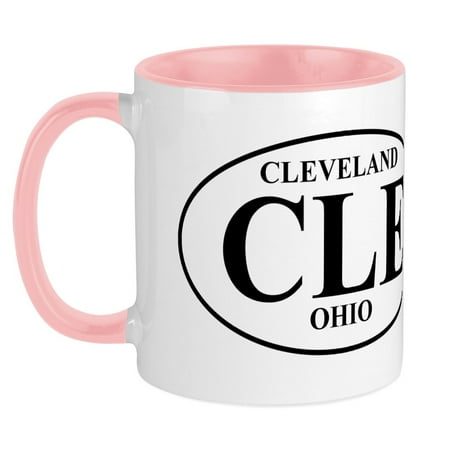 

CafePress - CLE Cleveland Mug - Ceramic Coffee Tea Novelty Mug Cup 11 oz