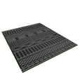 thumbnail image 1 of Front Door Mat Indoor 39.37x62.99 Inch Polyester Entrance Carpet Washable Entrance Mat Indoor Mud Trap Line Floor Mat Entrance Mud Back Area Rugs under 50 Blanket with Warmer Living Room Blankets, 1 of 3