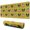Yellow Boston Terrier, variant on Long Mouse Pads for Desk,Pink Border Collie Dog and Flower Floral Desk Mats on Top Of Desks, Desk Mouse Pad Extra Large with 3mm Non-Slip Base and Stitched Edge for Gaming,Office,Work,Home 31.5"x11.8"