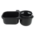 thumbnail image 1 of Snack Holder 2 In 1  Snack Holder Universal  Snack Catcher For Children Travel Daily Life Black, 1 of 7