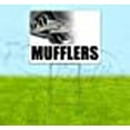 thumbnail image 3 of Mufflers (18" X 24") Yard Sign, Quantity Discounts, Multi-Packs, Includes Metal Step Stake, Bandit Sign, 3 of 10