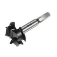 thumbnail image 3 of Uxcell 35mm (1-3/8") Carbide 3 Flutes Positioning Wood Hole Hinge Boring Forstner Drill Bit, 3 of 6