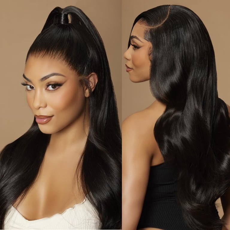 Curly Beauty Lacefront Wig 26-28 inches!! 28inch Curly Human Hair Lace Front Wigs Front Lace Deep  main image 4