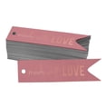 thumbnail image 1 of Inkdotpot Rose Gold Foil Paper Hang Tags Made With Love Text Favor Tags 100 Pieces, 1 of 6