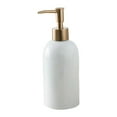 thumbnail image 2 of Abbracc Portable Hand Liquid Pump 420ml Refillable Bedroom Bathroom Kitchen Sink Ceramic White, 2 of 9