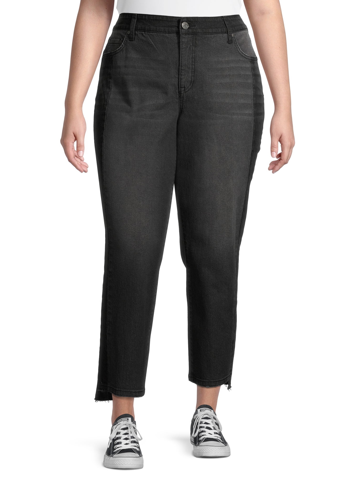 terra & sky medium denim plus size ankle jegging